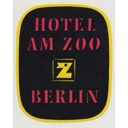 Hotel Am Zoo - Berlin / Germany (Vintage Luggage Label)