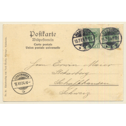 Hamburg Amerika Linie: Doppelschrauben Postdampfer (Vintage PC 1904)