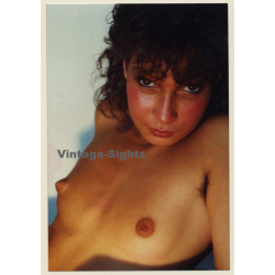 Portrait Of Suntanned Topless Female (Vintage Photo Germany ~1990s)
