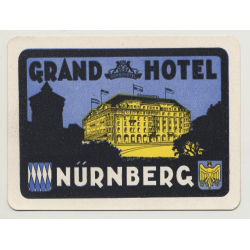 Grand Hotel - Nürnberg / Germany (Vintage Luggage Label: 1925)
