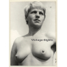 Nude Upper Body Of Androgynous Blonde Woman (Vintage Photo GDR ~1980s)