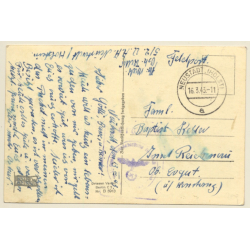 Kreuzer Mit Bordflugzeug / Kriegsschiff - Warship (Vintage RPPC 1943)