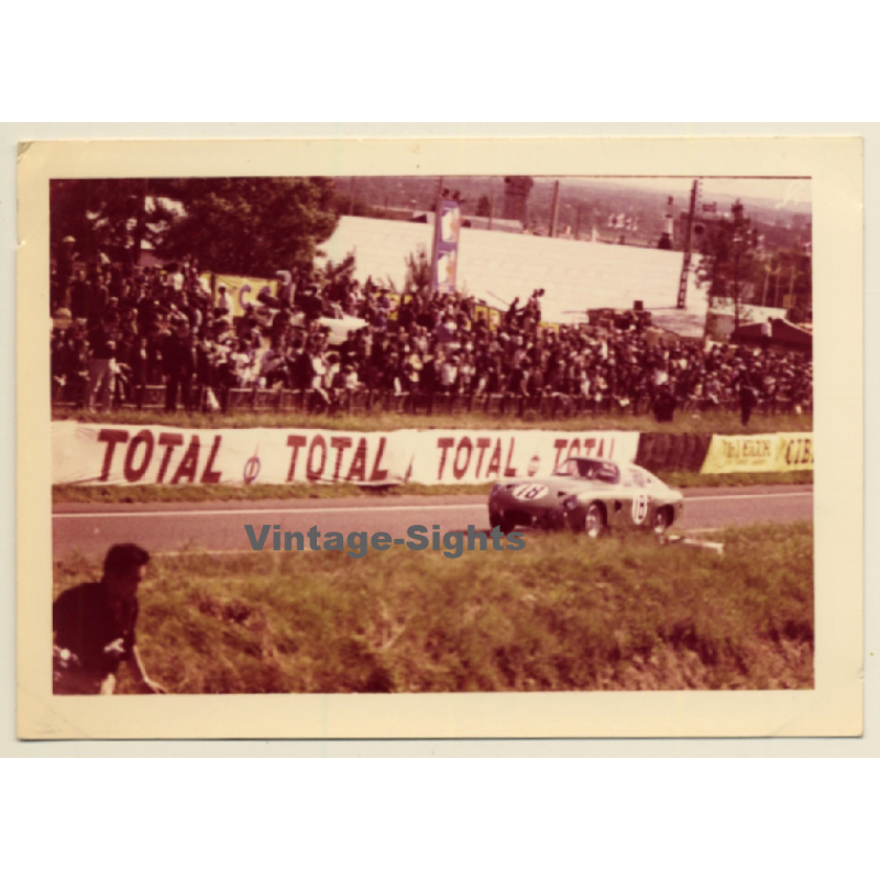 24 Hours Of Le Mans 1964: Race N°18 Aston Martin DP 214 / Salmon - Sutcliffe (Vintage Photo)