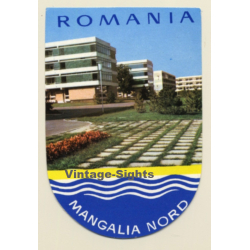 Romania: Hotel Mangalia Nord (Vintage Luggage Label)
