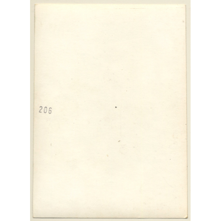 Natural Topless Female *6 / Sitting On Chair (Vintage Photo France ~1940s/1950s)