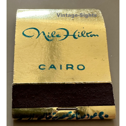 Cairo / Egypt: Nile Hilton Hotel (Vintage Matchbox)