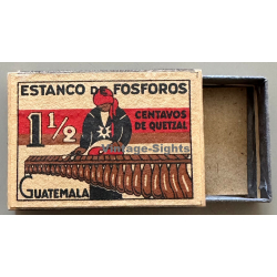 Guatemala: Estanco De Fosforos / Centavos De Quetzal (Vintage Matchbox)