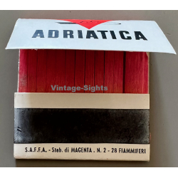 Italy: Adriatica Shipping Lines (Vintage Matchbox)