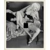 Erotic Study By T.Liori: Passionate Blonde & Darkhaired Nude*1 / Lesbian INT (Vintage Photo KORENJAK 1970s/1980s)