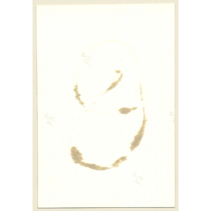 Chubby Nude In Corset With Collar & Leash *6 / Bondage - BDSM (Vintage Photo GDR ~ 1960s)