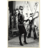 Slim Mistress In Her Studio*8 / Lacquer Outfit - Maid - BDSM (Vintage Photo ~1990s)