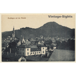 Reutlingen / Germany: Stadt Mit Achalm (Vintage PC)