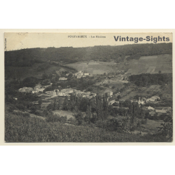 Poleymieux / France: View Over Village (Vintage PC 1909)