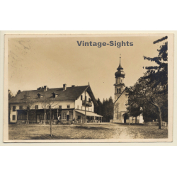 Judenstein Bei Hall - Tirol / Austria: Village & Church (Vintage RPPC 1920)
