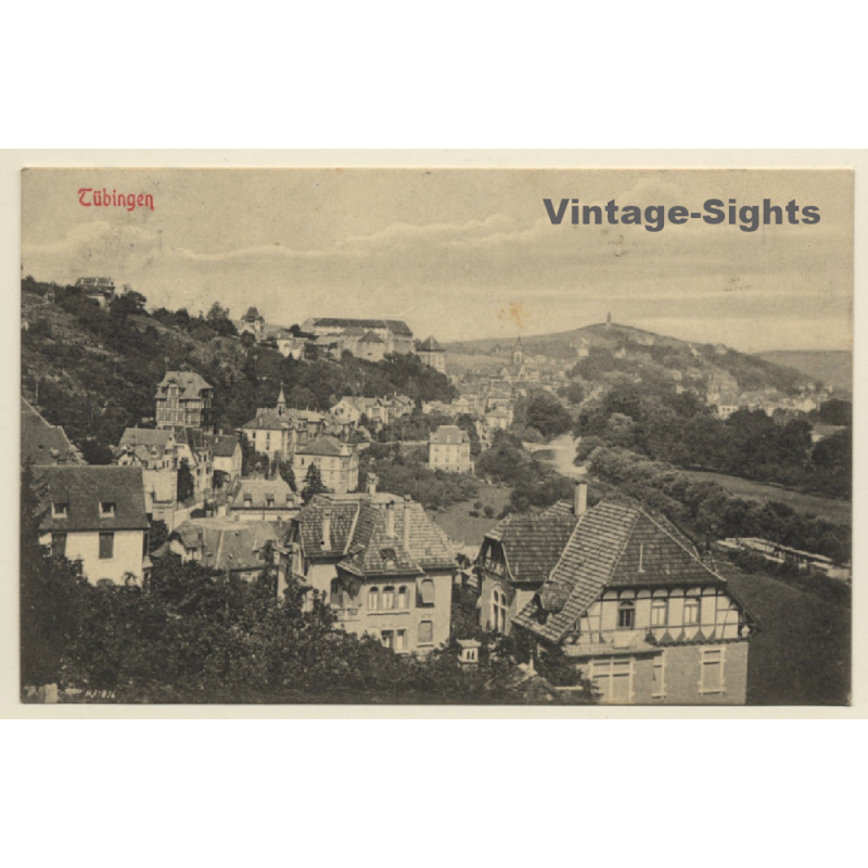 Tübingen / Germany: Partial View (Vintage PC 1908)