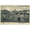 Horb Am Neckar / Germany: Partial View - Bridge - Bahnpost (Vintage PC 1900s)