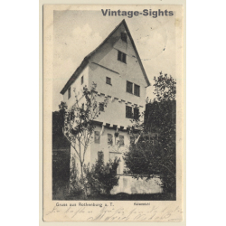 Rothenburg A. T. / Germany: Topplerschösschen Kaiserstuhl (Vintage PC 1905)