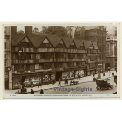 London / UK: Old Houses, Holborn - Entrance Staple Inn (Vintage RPPC 1932)