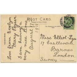 Sussex / UK: Bandstand, W., Worthing - Promenade (Vintage PC 1911)