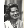 Portrait Of Ingrid Bergam / Triple Pearl Necklace (Vintage IMAPRESS Photo)