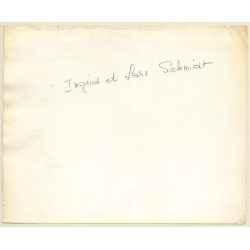 Portrait Of Ingrid Bergman & Lars Schmidt (Vintage Press Photo 1950s)