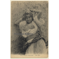 Maghreb: Femme Mauresque / Ethnic - Risqué (Vintage ND PHOT PC ~1910s/1920s)