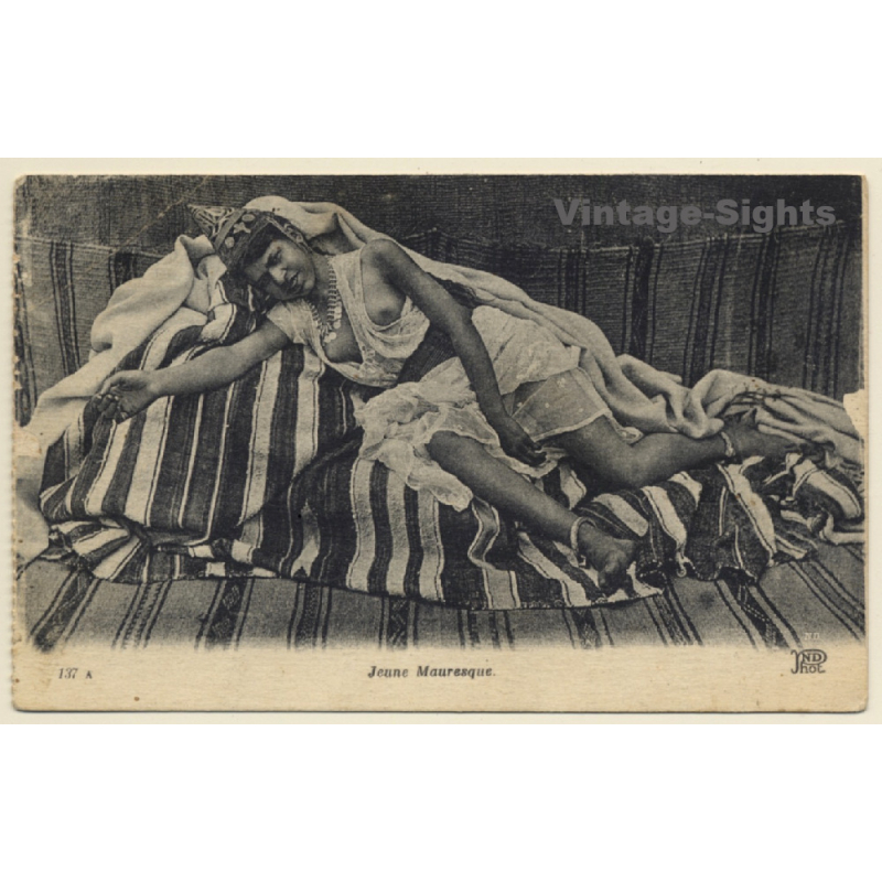 Maghreb: Jeune Mauresque / Ethnic - Risqué (Vintage ND PHOT PC 1919) Maghreb: Jeune Mauresque / Ethnic - Risqué (Vintage ND PHOT PC 1919)