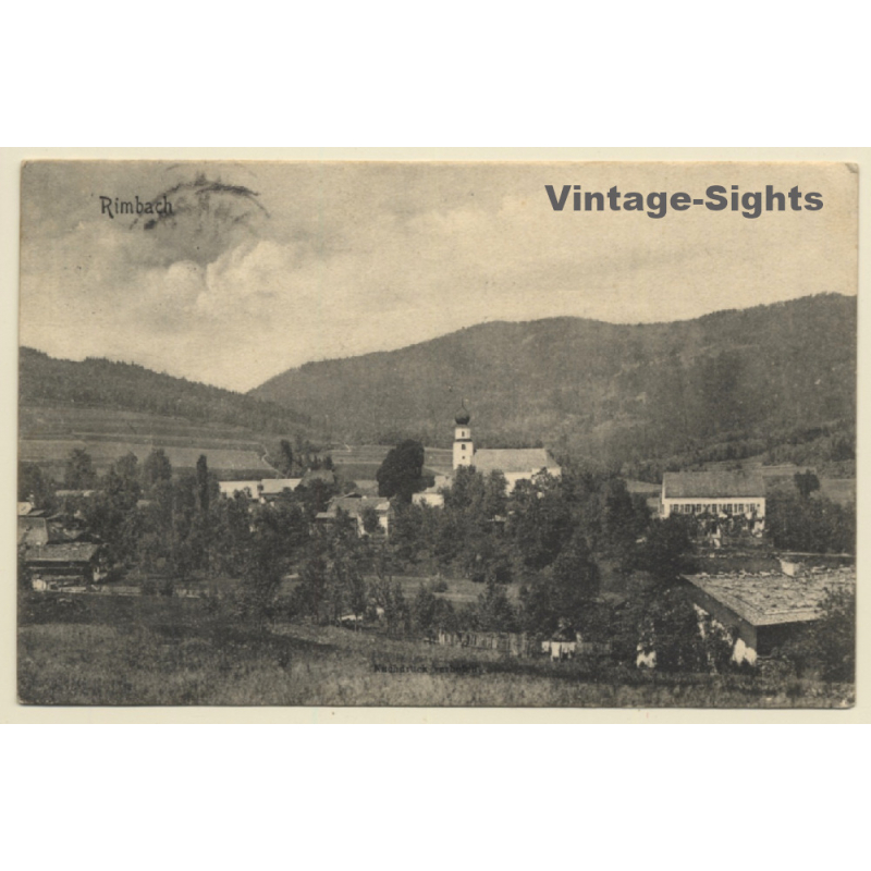 Rimbach (Cham) / Germany: Total View - Church (Vintage PC ~1910s/1920s) Rimbach (Cham) / Germany: Total View - Church (Vintage PC ~1910s/1920s)
