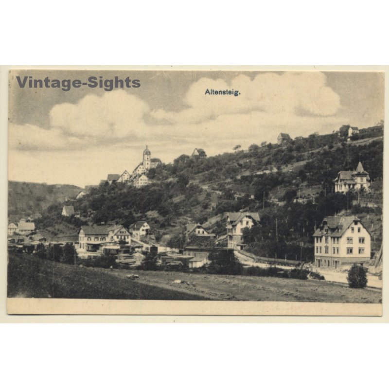 Altensteig / Germany: Partial View - Black Forest (Vintage PC 1908) Altensteig / Germany: Partial View - Black Forest (Vintage PC 1908)