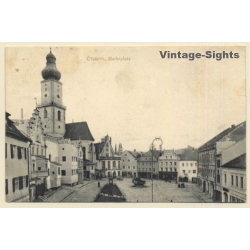 Cham - Bavaria / Germany: Marktplatz (Vintage PC ~1900s)