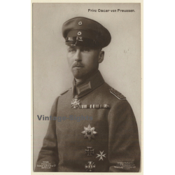 W.Niederastroth: Prinz Oscar Von Preussen (Vintage NBC RPPC 1910s/1920s)