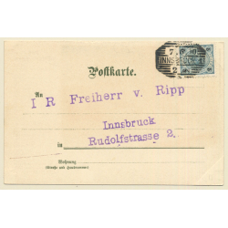 Das Postwesen: Römische Post (Vintage PC Litho 1900)