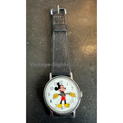Vintage Mickey Mouse Wristwatch Walt Disney (Working)