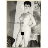 Erotic Study: Natural Busty Shorthaired Nude Standing*5 (Vintage Photo GDR ~1980s)