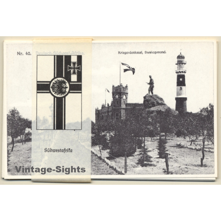 Namibia: Deutsch Südwestafrika (Set Of 8 PC Re-Edition Peter's Antiques ~1990s)