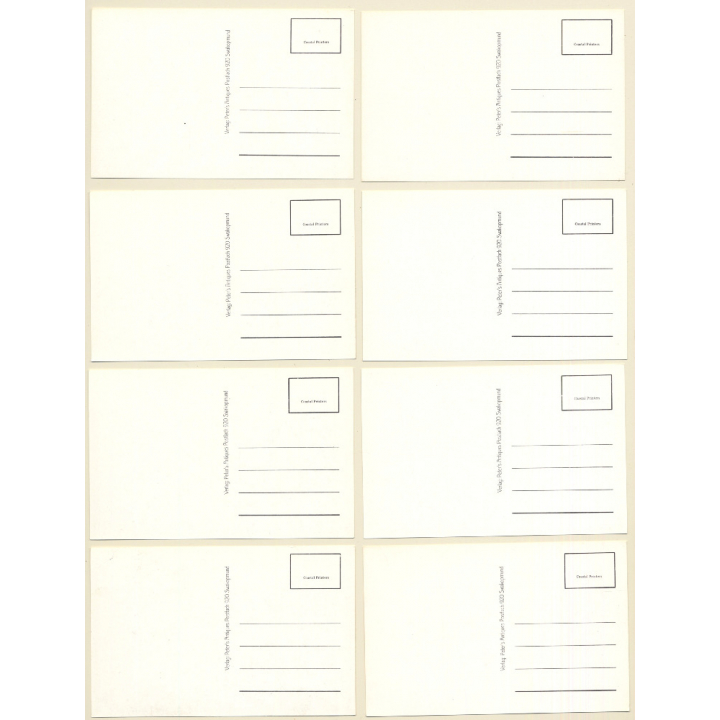 Namibia: Deutsch Südwestafrika (Set Of 8 PC Re-Edition Peter's Antiques ~1990s)