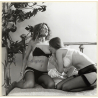Erotic Study: Semi Nude Kisssing Girlfriends Breast*1 / Lingerie - Lesbian INT (Vintage Photo KORENJAK 1970s/1980s)