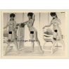 3 Nude Fifties Pin-Up's *1 (Vintage Photo ~1950s)