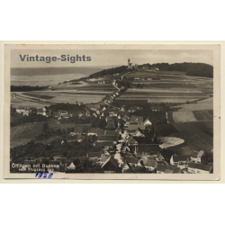 Offingen Mit Bussen / Germany: Aerial View (Vintage RPPC 1928)