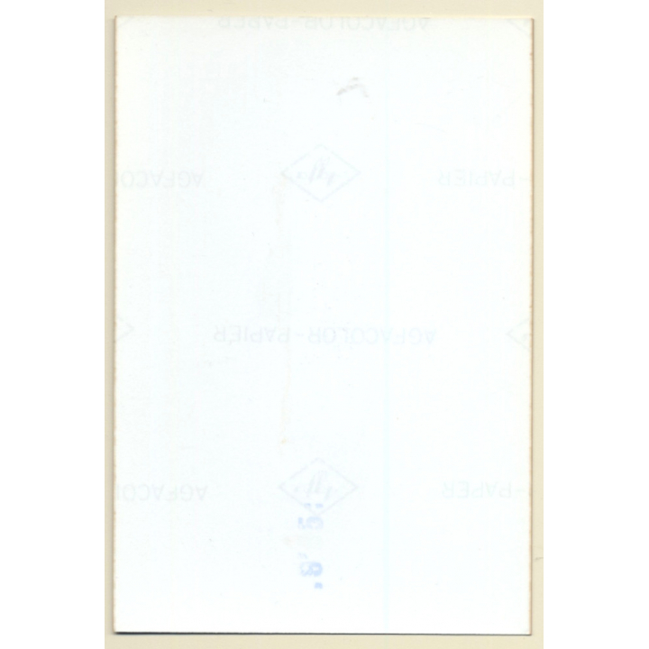 Erotic Study: Rear View Of Topless Beauty In White Panties (Vintage Photo ~1980s)