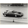 Nardo / Italy: Mercedes Benz C 111 - II On Race Track (Vintage Photo 1978)