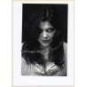Artistic Erotic Portrait: Busty Longhaired Female / Clevage (Vintage Photo France B/W ~1980s)