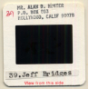 Jeff Bridges / Hollywood Actor (Vintage Press Diapositive ~1980s)