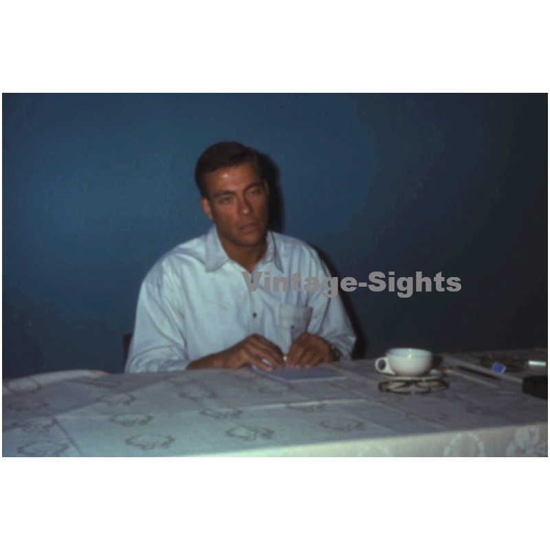 Jean Claude Van Damme / Dutch Actor *2 - Martial Arts (Vintage Press Diapositive ~1980s)