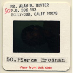 Pierce Brosnan / Hollywood Actor *2 (Vintage Press Diapositive ~1980s)