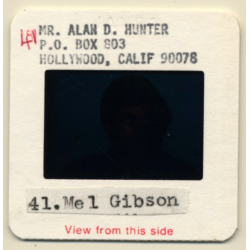 Mel Gibson / Hollywood Actor *1 (Vintage Press Diapositive ~1980s)