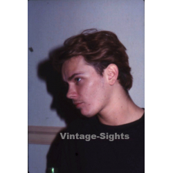 River Phoenix / Hollywood Actor *1 (Vintage Press Diapositive ~1980s)