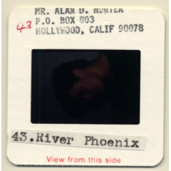 River Phoenix / Hollywood Actor *2 (Vintage Press Diapositive ~1980s)