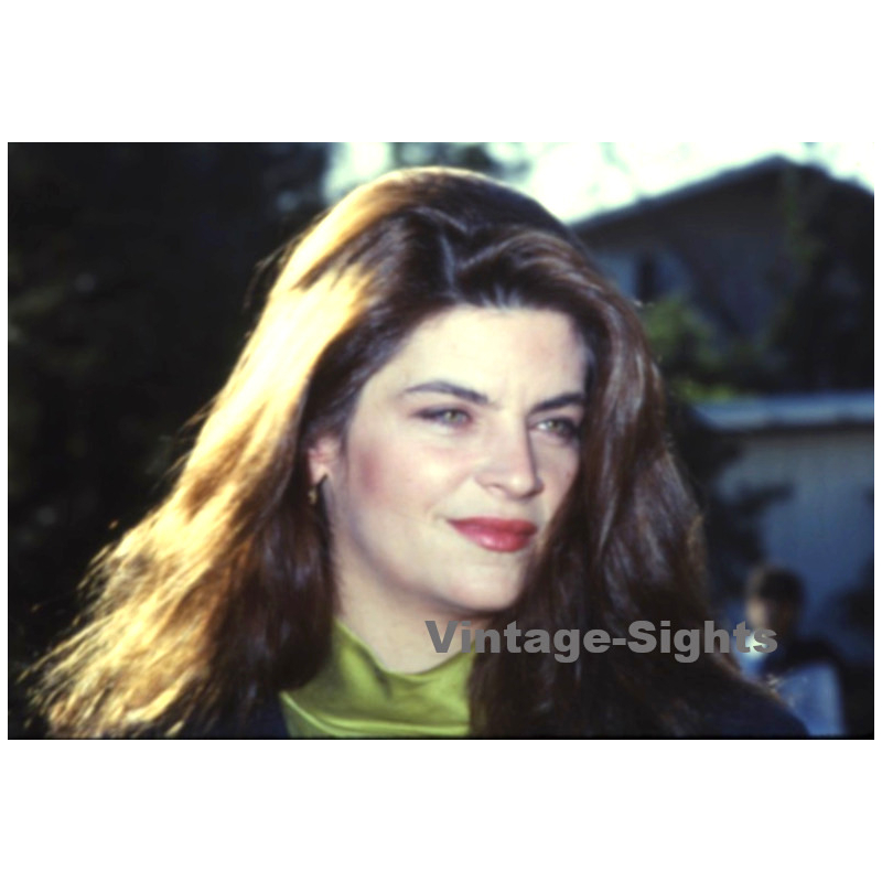 Kirstie Alley / Hollywood Actress (Vintage Press Diapositive ~1980s)