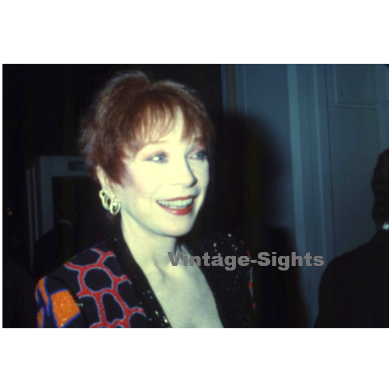 Shirley MacLaine / Hollywood Actress (Vintage Press Diapositive ~1980s)
